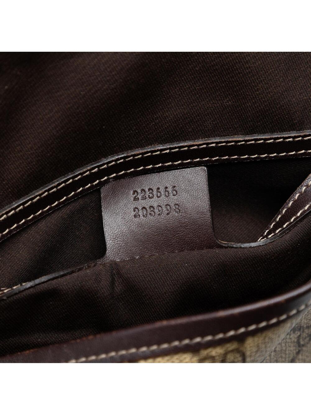 Gucci Gg Supreme Crossbody Pre-Loved #282809G47B - Picture 6 of 7
